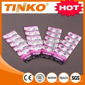 Super Alkaline button battery 5pcs/card AG0-AG13